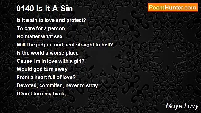 Moya Levy - 0140 Is It A Sin