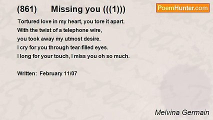 Melvina Germain - (861)      Missing you (((1)))