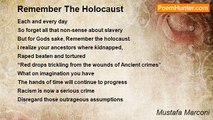 Mustafa Marconi - Remember The Holocaust