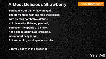 Gary Witt - A Most Delicious Strawberry