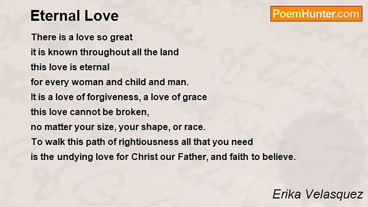 Erika Velasquez - Eternal Love
