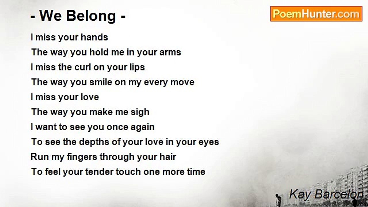 Kay Barcelon - - We Belong -