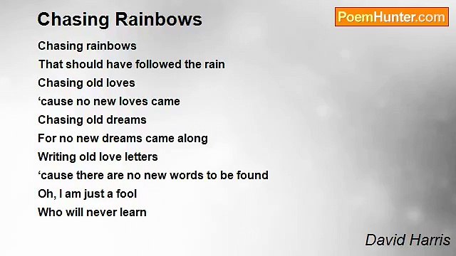 David Harris - Chasing Rainbows