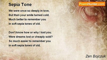 Zen Bojczuk - Sepia Tone