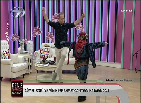 Sümer Ezgü ve Minik Efe Ahmet Can'dan Harmandalı Zeybeği