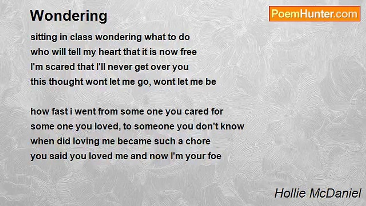 Hollie McDaniel - Wondering