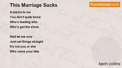 karin collins - This Marriage Sucks