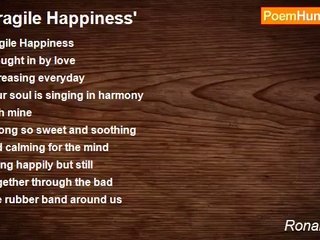 Ronald Clark - 'Fragile Happiness'
