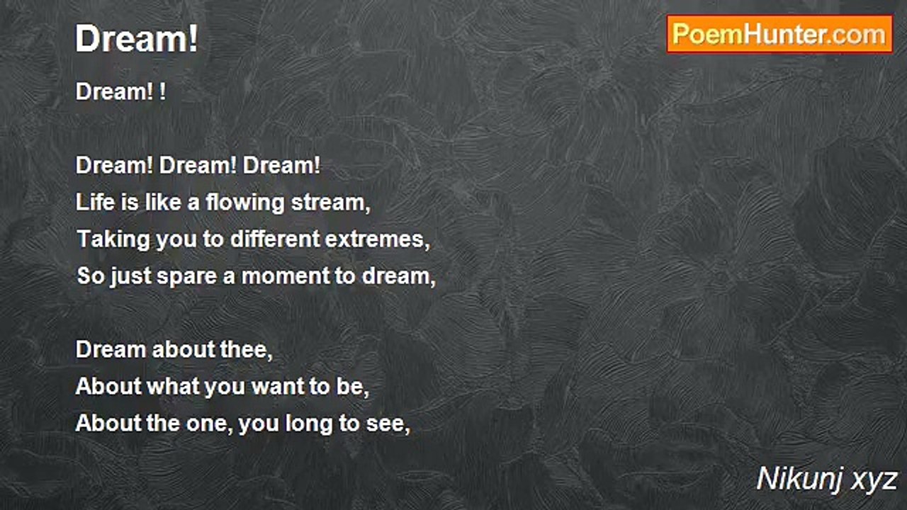 Nikunj xyz - Dream!