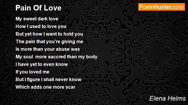 Elena Helms - Pain Of Love