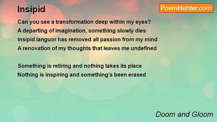 Doom and Gloom - Insipid