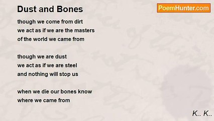K.. K.. - Dust and Bones