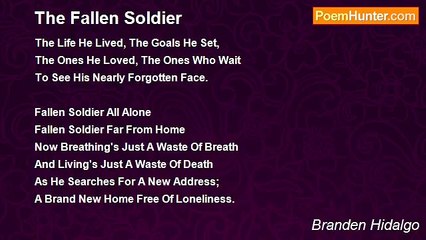 Branden Hidalgo - The Fallen Soldier