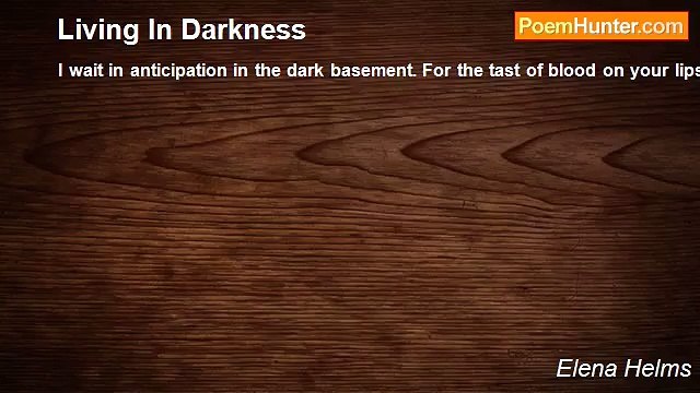 Elena Helms - Living In Darkness