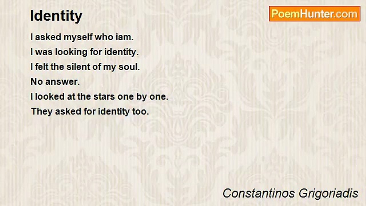 Constantinos Grigoriadis - Identity