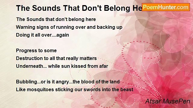 Atsar MusePen - The Sounds That Don't Belong Here