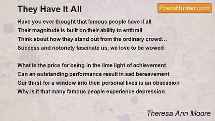 Theresa Ann Moore - They Have It All