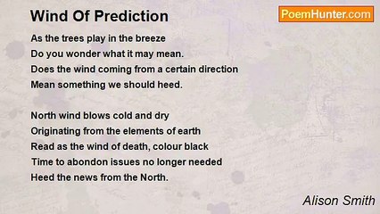 Alison Smith - Wind Of Prediction