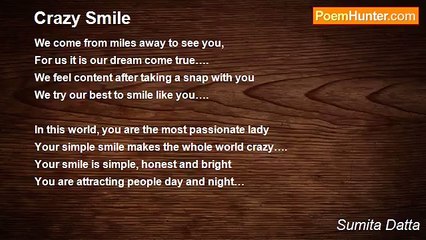Sumita Datta - Crazy Smile