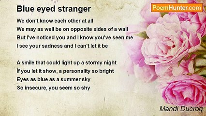 Mandi Ducroq - Blue eyed stranger