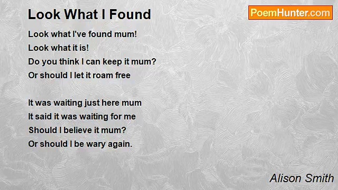 Alison Smith - Look What I Found
