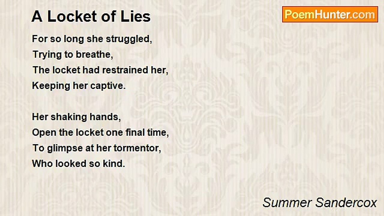 Summer Sandercox - A Locket of Lies