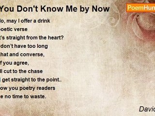 David Taylor - If You Don't Know Me by Now