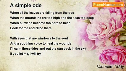 Michelle Tiddy - A simple ode