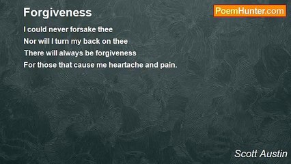 Scott Austin - Forgiveness