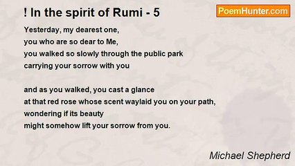Michael Shepherd - ! In the spirit of Rumi - 5