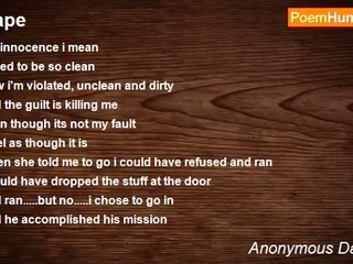 Anonymous Daughter - Rape