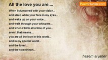 hazem al jaber - All the love you are....