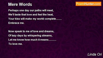 Linda Ori - Mere Words