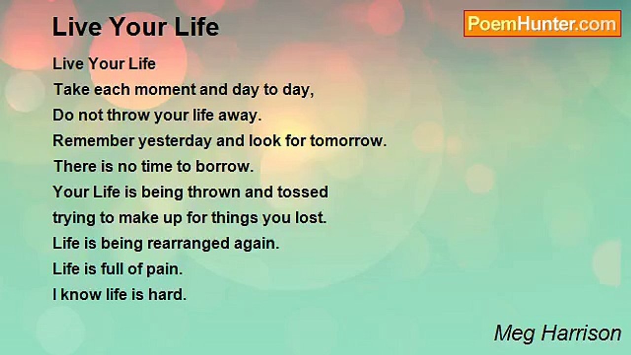 Meg Harrison - Live Your Life