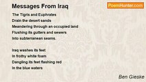Ben Gieske - Messages From Iraq