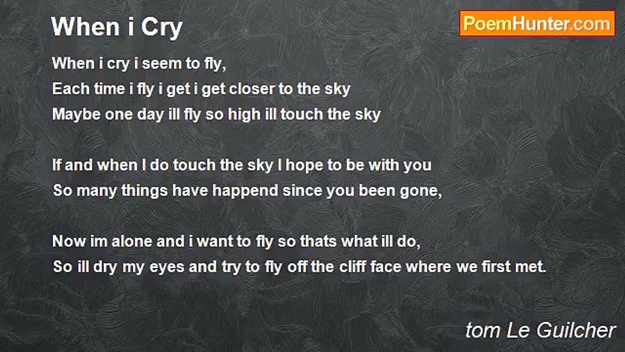 tom Le Guilcher - When i Cry