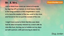Stug Jordan - Mr. & Mrs.
