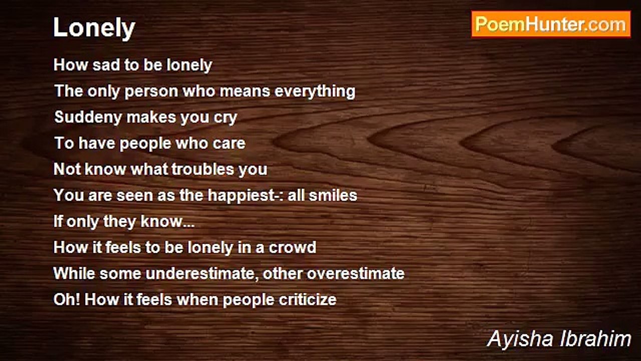 Ayisha Ibrahim - Lonely