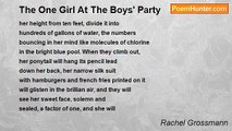 Rachel Grossmann - The One Girl At The Boys' Party