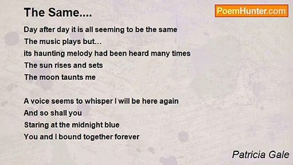 Patricia Gale - The Same....