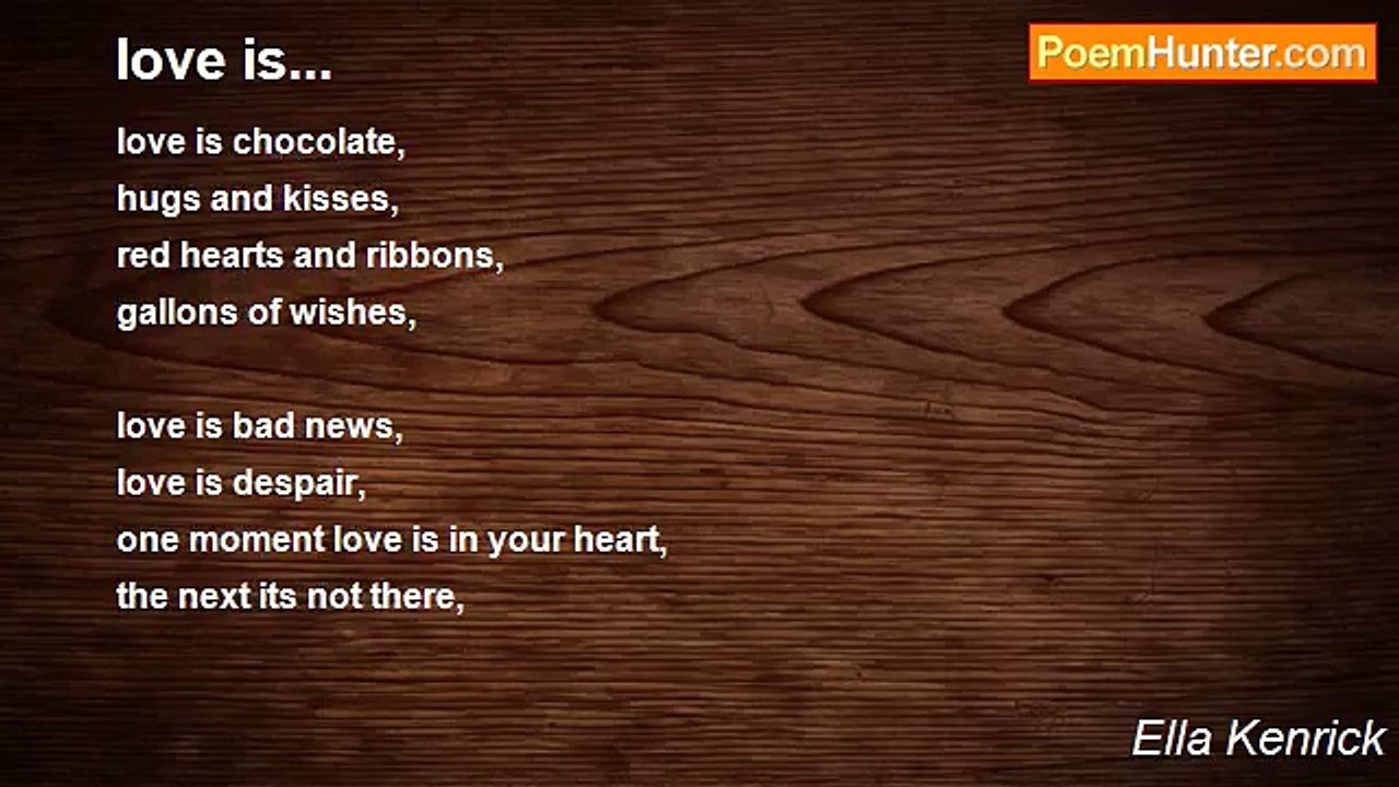 Ella Kenrick - love is...
