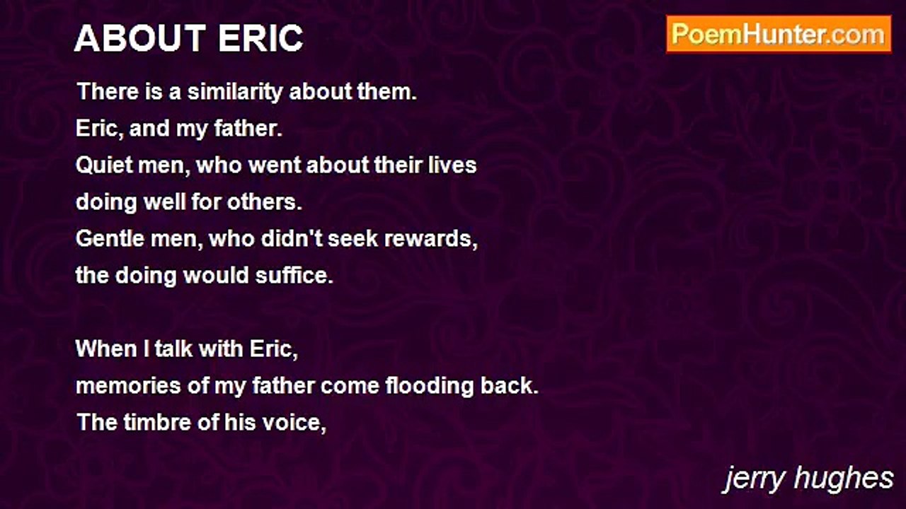 jerry hughes - ABOUT ERIC