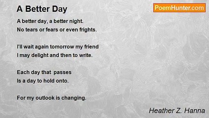Heather Z. Hanna - A Better Day
