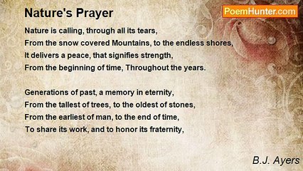 B.J. Ayers - Nature's Prayer