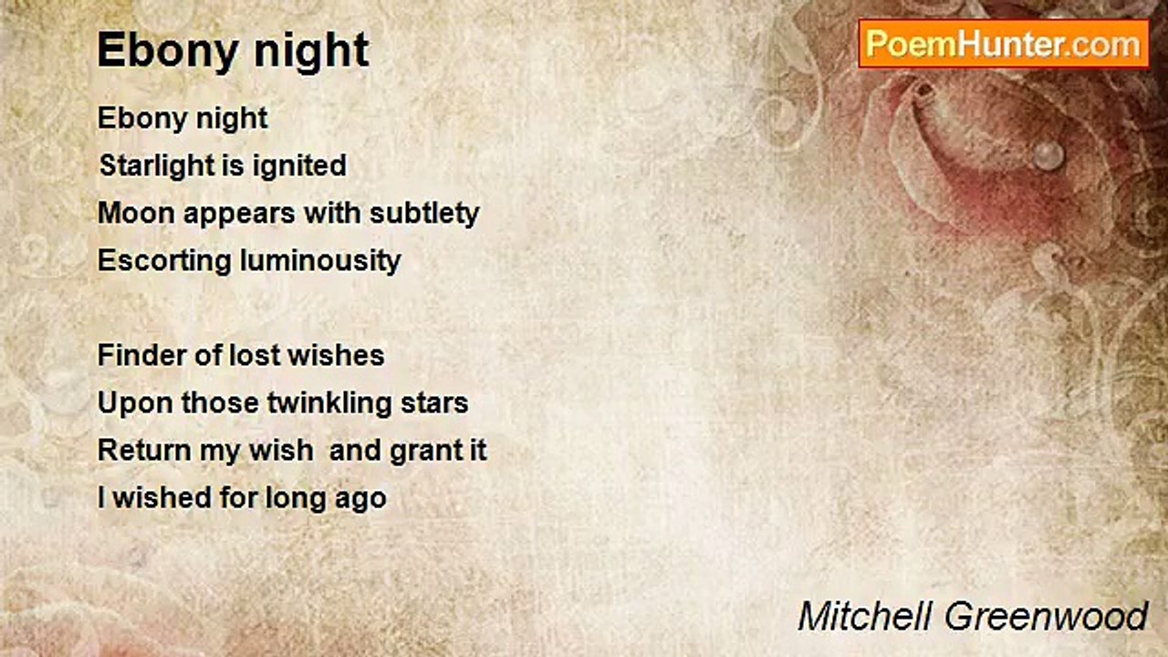 Mitchell Greenwood - Ebony night
