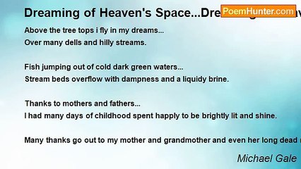 Michael Gale - Dreaming of Heaven's Space...Dreaming of Heaven's Race