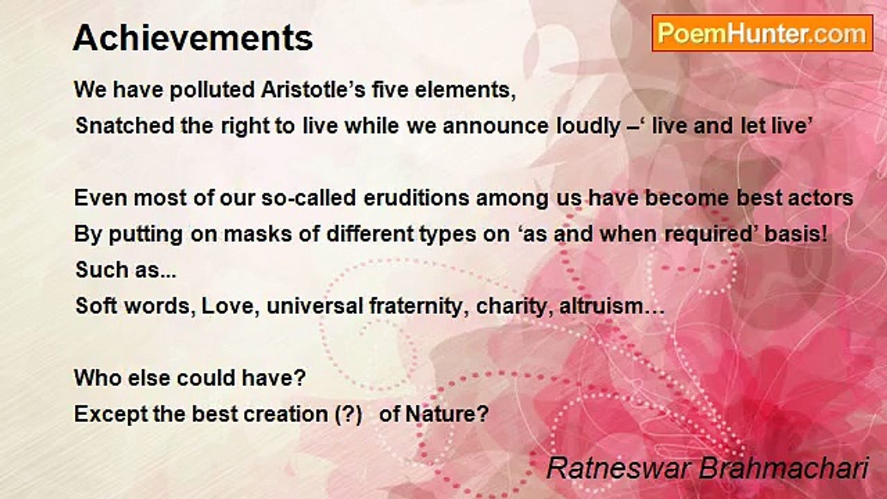 Ratneswar Brahmachari - Achievements