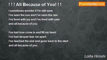 Lolita Hiroshi - ! ! ! All Because of You! ! !