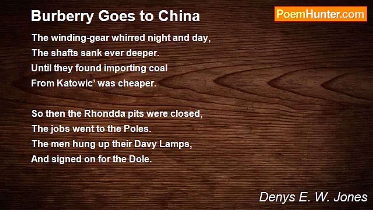 Denys E. W. Jones - Burberry Goes to China