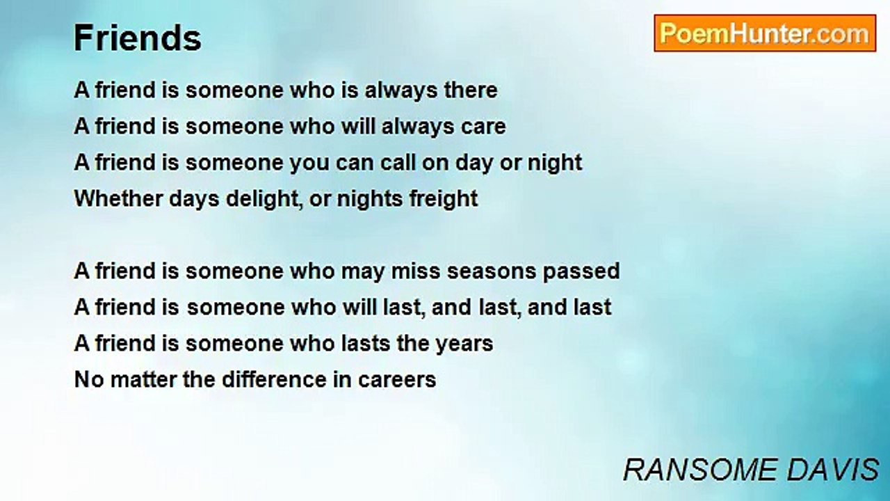 RANSOME DAVIS - Friends
